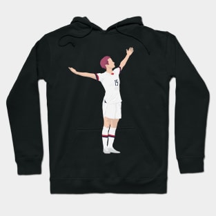 Women's soccer victory pose Hoodie